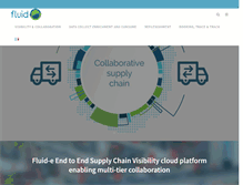 Tablet Screenshot of fluid-e.com